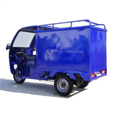 Covered Electric Cargo Tricycle